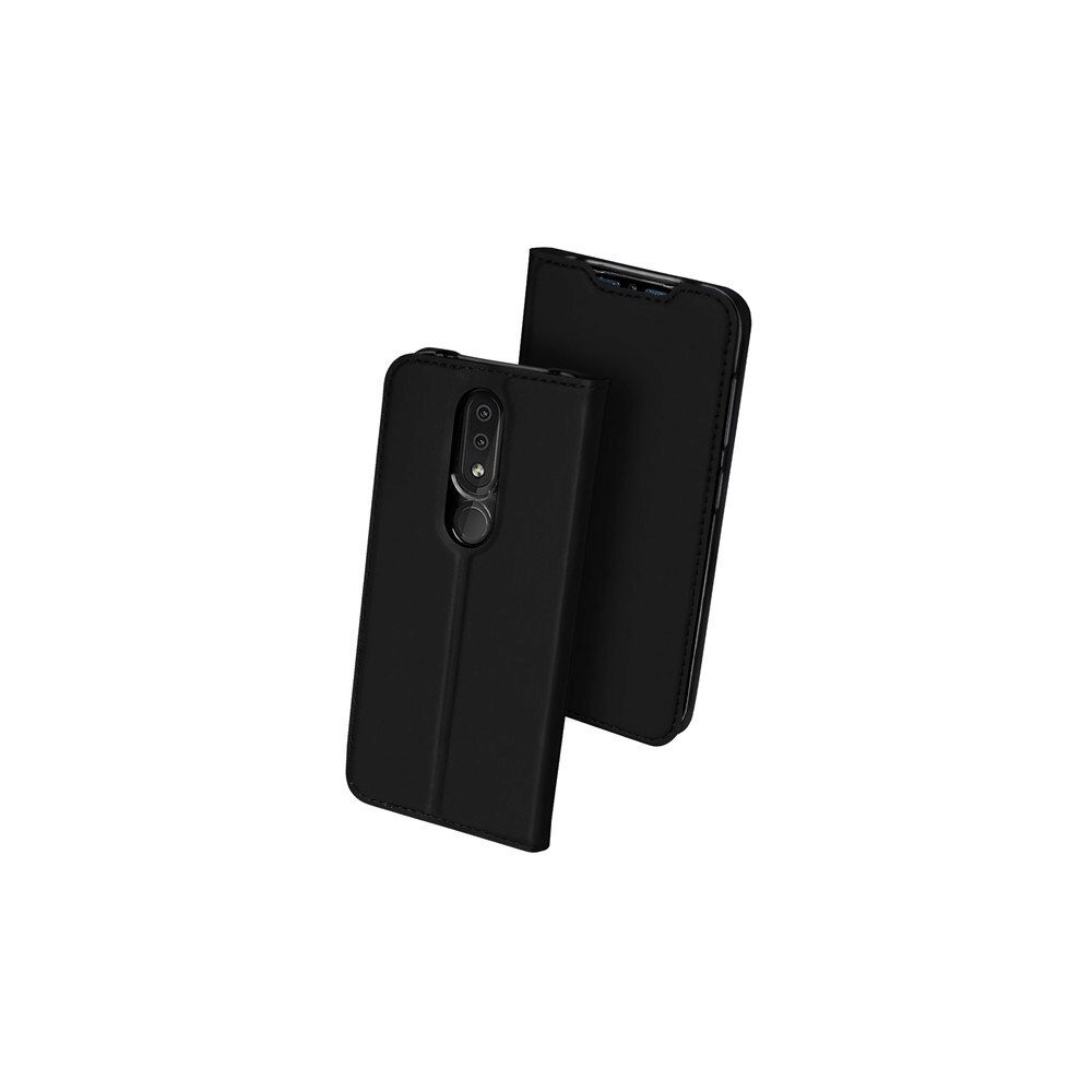 Husa Carte Dux Ducis Anti Amprenta pentru Nokia 4.2, Negru