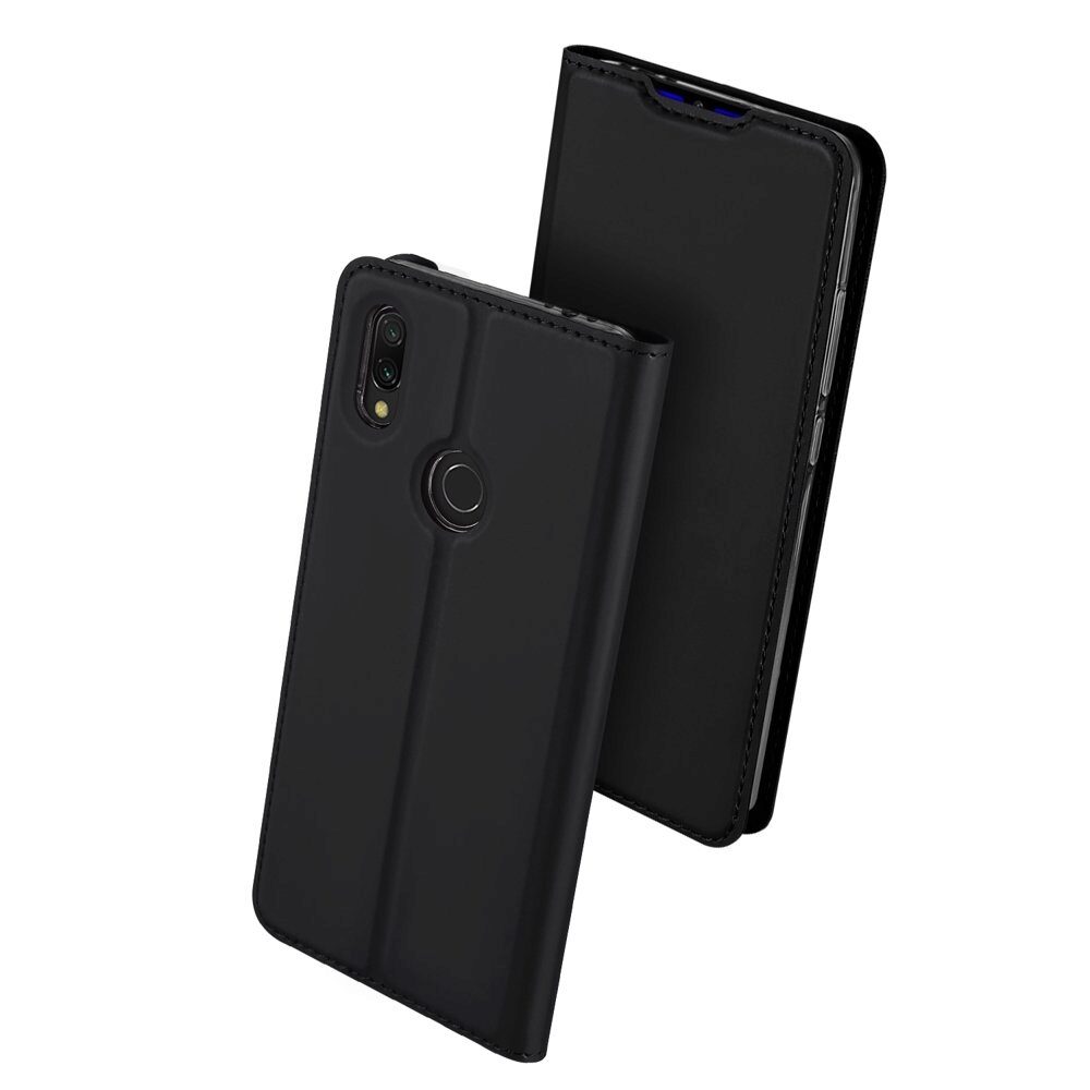 Husa Carte Dux Ducis Anti Amprenta pentru Xiaomi Redmi 7, Negru