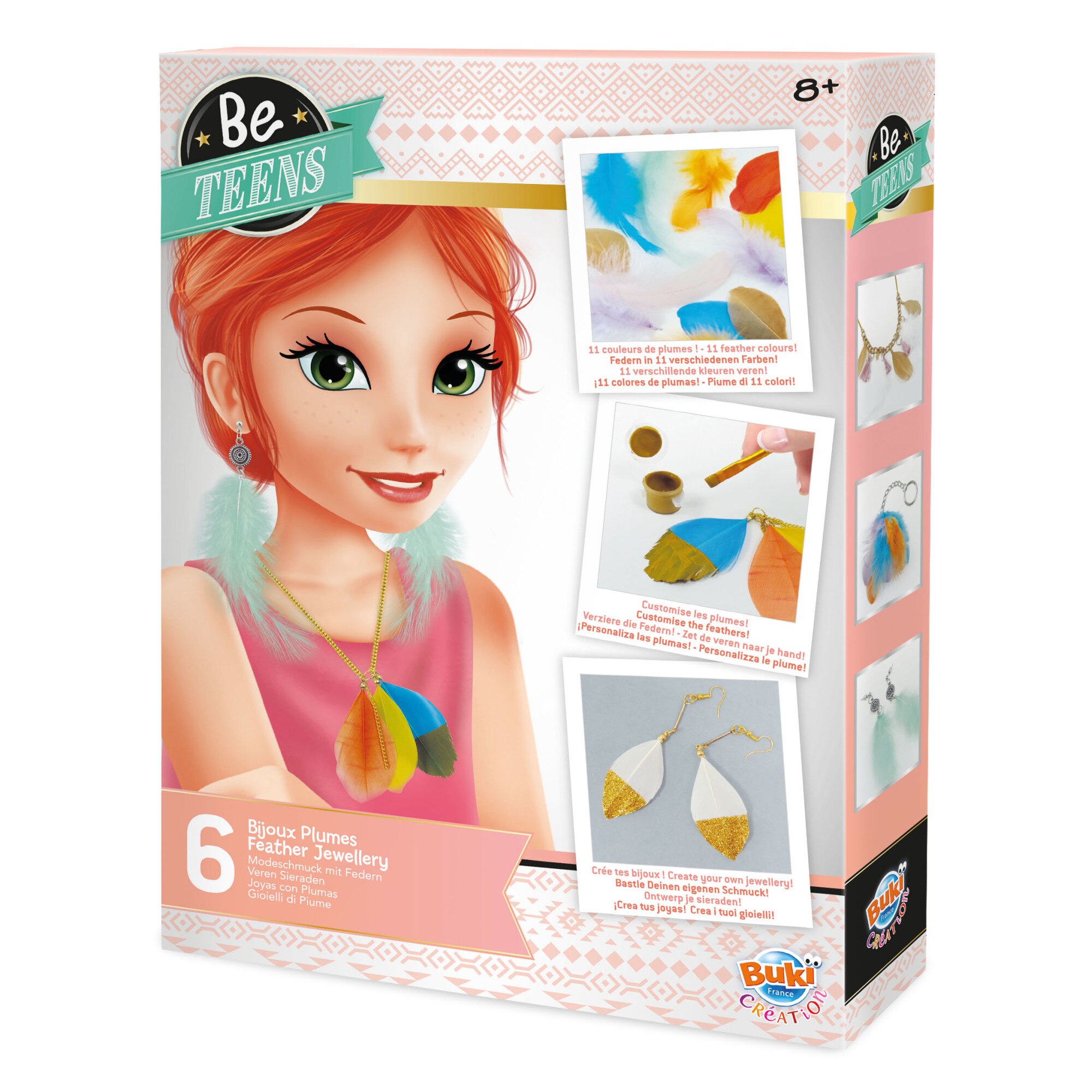 Joc educativ Buki France Fa-ti o bijuterie de pene