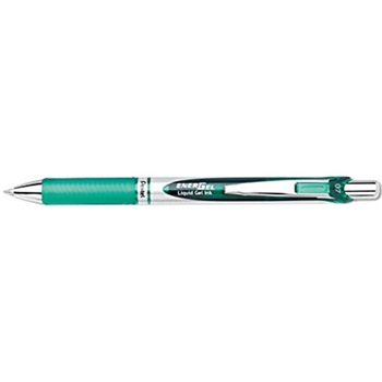Roller cu gel Pentel EnerGel 0.7mm, Verde Roller cu gel Pentel EnerGel 0.7mm, Verde