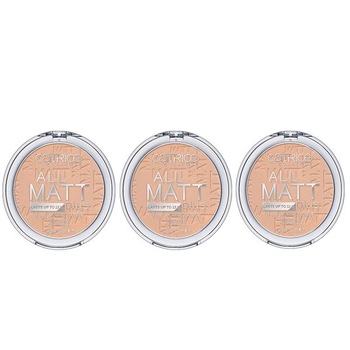 Pachet Catrice 3 X Pudra Compacta All Matt Plus Shine Control 025 Sand Beige 10 gr Pachet Catrice 3 X Pudra Compacta All Matt Plus Shine Control 025 Sand Beige 10 gr