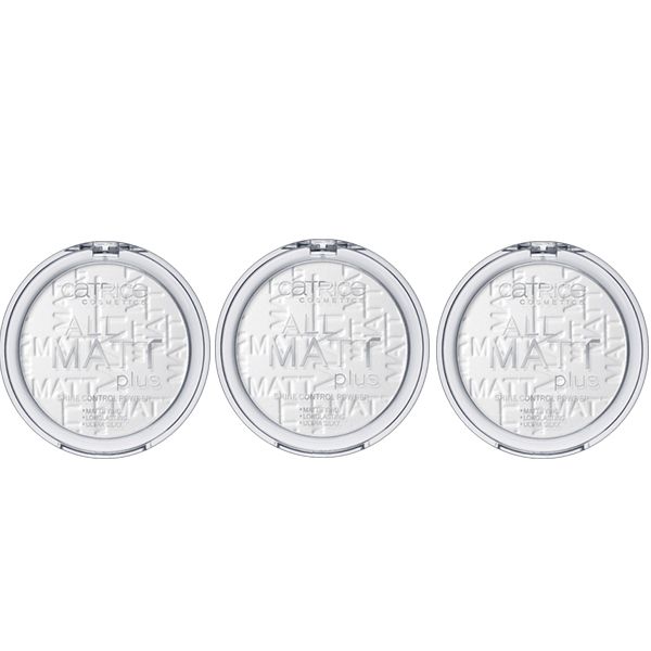 Pachet Catrice 3 X Pudra Compacta All Matt Plus Shine Control 001 Universal 10 gr