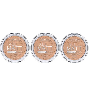 Pachet Catrice 3 X Pudra Compacta All Matt Plus Shine Control 030 Warm Beige 10 gr Pachet Catrice 3 X Pudra Compacta All Matt Plus Shine Control 030 Warm Beige 10 gr