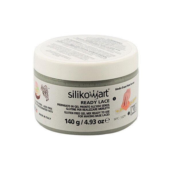 Pasta gata de utilizare pentru dantela, argintiu, 