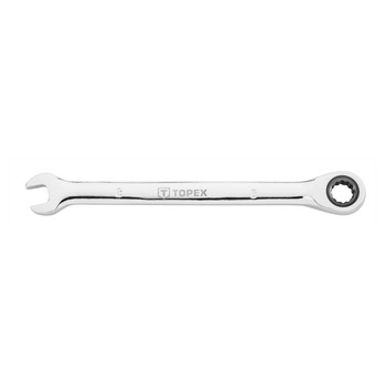 Cheie combinata fixa - inelara cu clichet, 8 x 135 mm, 35D740, Topex Cheie combinata fixa - inelara cu clichet, 8 x 135 mm, 35D740, Topex