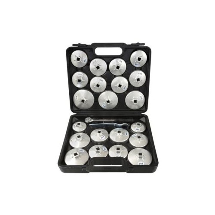 Trusa chei filtru ulei Geko, cutie plastic, 23 piese