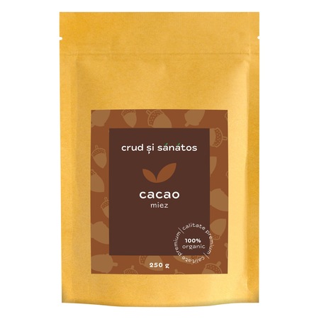 Boabe de cacao întregi Eco, g, Dragon Superfoods : BebeTei