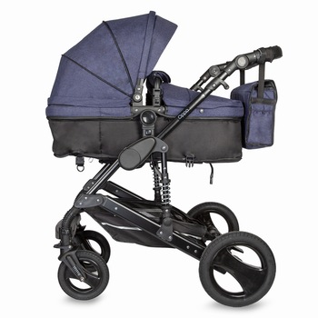 Carucior 3 in 1 transformabil Coccolle Oppa Albastru Carucior 3 in 1 transformabil Coccolle Oppa Albastru