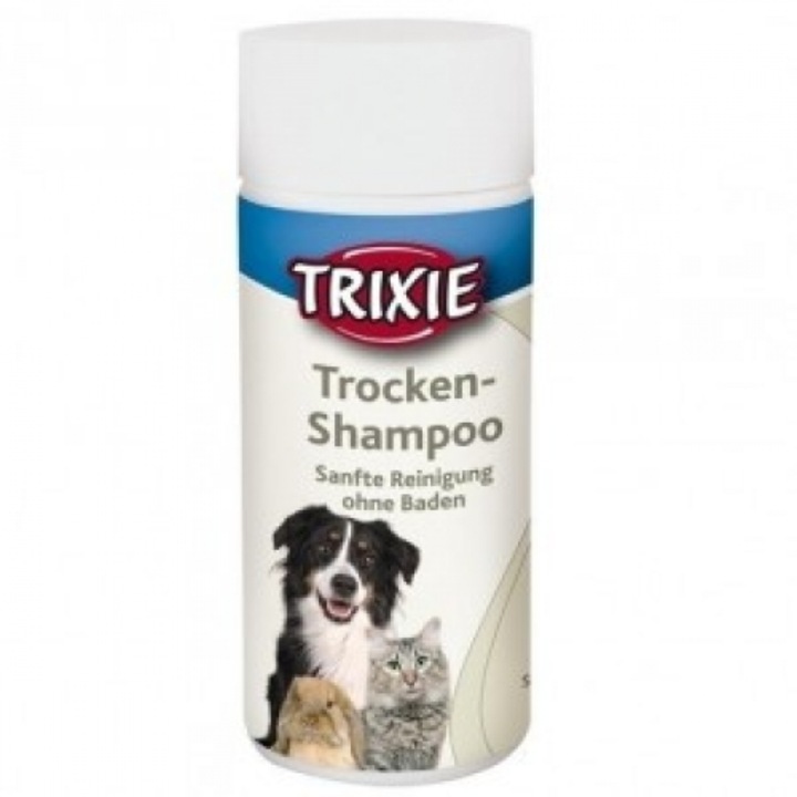 Шампоан за сухо почистване на кучета, котки и гризачи, Trixie Dry shampoo, 100 гр