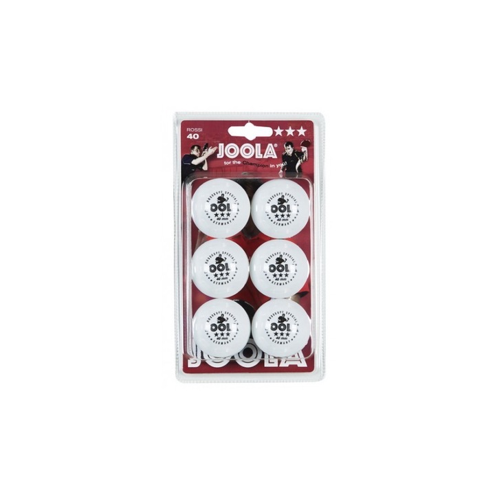 JOOLA Rossi *** pingpong labda szett , 6 részes, fehér