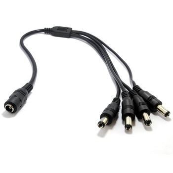 Cablu de alimentare cu splitter pentru 4 camere Cablu de alimentare cu splitter pentru 4 camere
