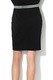 DESIGUAL, Fusta mini cu croiala dreapta Craig, Negru/Alb, M