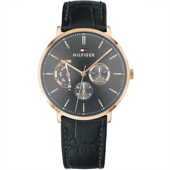Ceas Tommy Hilfiger 1710377, barbatesc, Rose Gold, negru Ceas Tommy Hilfiger 1710377, barbatesc, Rose Gold, negru