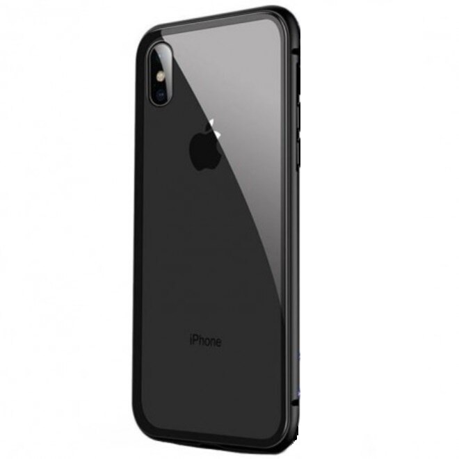 Husa Magnetica , Samsung Galaxy S10e , Negru / Transparent
