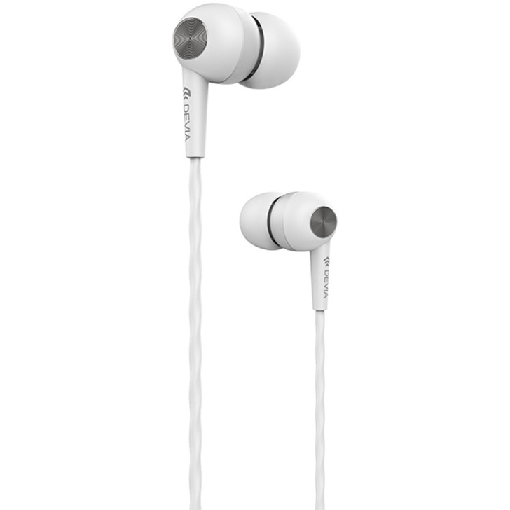 Casti Stereo Devia Kintone, in-ear, White