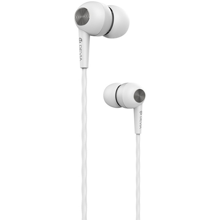 Casti Stereo Devia Kintone, in-ear, White