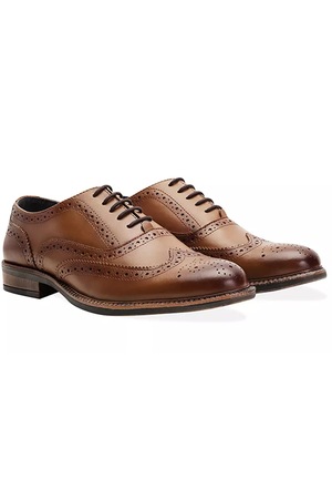 Мъжки обувки Redfoot OXFORD BROGUE 16741621 15-507, С връзки, Естествена кожа, Кафяв, 43 EU
