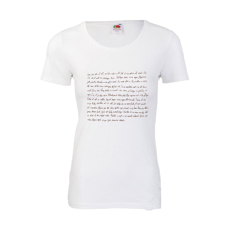 Tricou personalizat dama LOREM IPSUM alb S