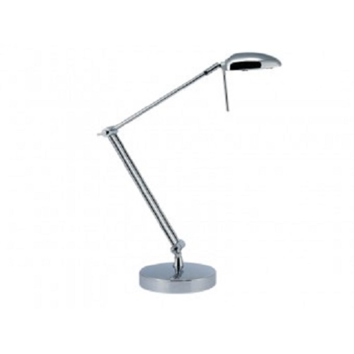 Lampa de birou LB Light 1X40W, G9, crom din satin