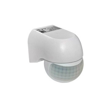 Senzor de miscare cu infrarosu ,montaj perete, IP44 180GR 1200W 10M ALB Senzor de miscare cu infrarosu ,montaj perete, IP44 180GR 1200W 10M ALB