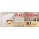 Алуминиев радиатор ALL-THERM, H350, 1210W (ΔT = 60 K), 10 глидера, Сглобен, 3.4л