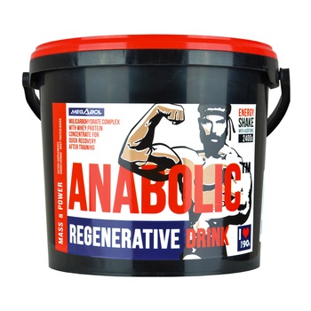 Supliment Megabol ANABOLIC 2400 g, proteine, carbohidrati, creatina si aminoacizi pentru recuperare rapida dupa antrenament Supliment Megabol ANABOLIC 2400 g, proteine, carbohidrati, creatina si aminoacizi pentru recuperare rapida dupa antrenament