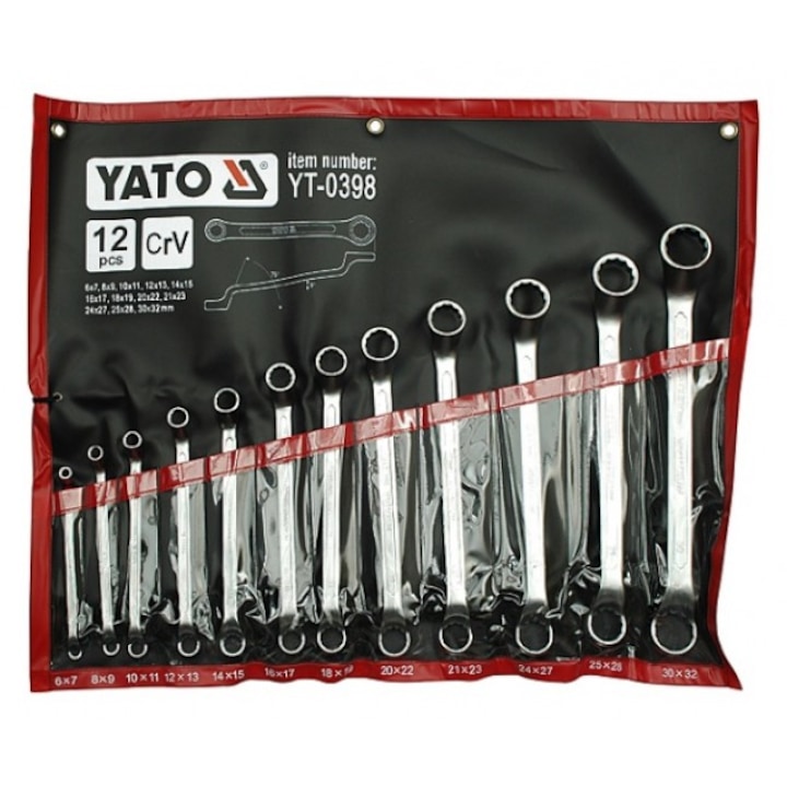 Гаечни ключове Yato YT-0398, 6-32мм, 12 броя