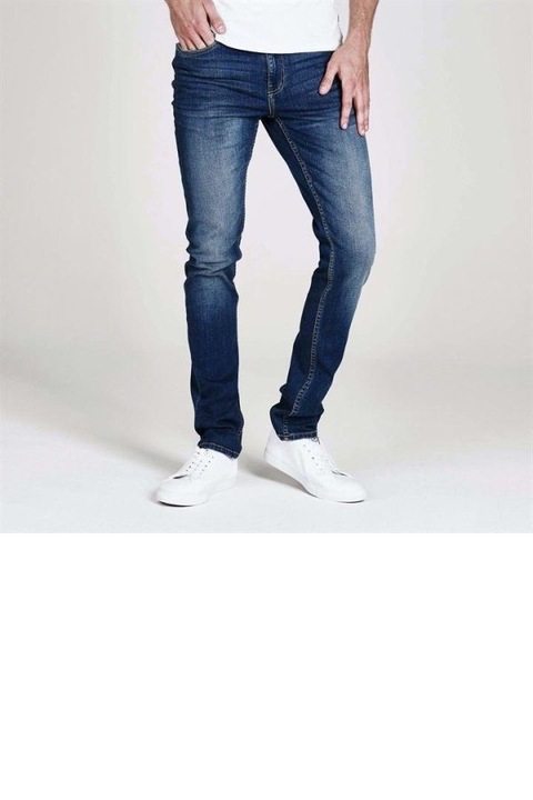 Blugi pentru barbati Firetrap Skinny, Bumbac, Bleumarin, S