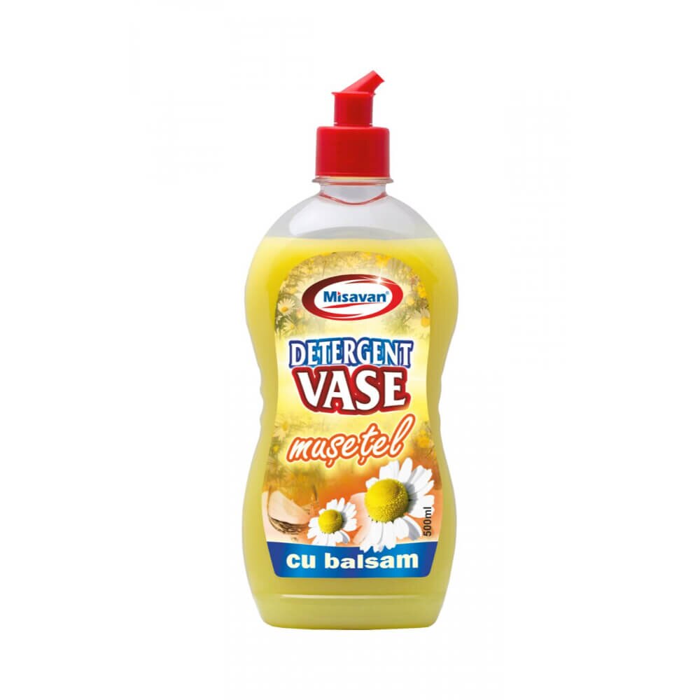 Detergent de Vase Balsam cu Musetel Misavan, 500 ml