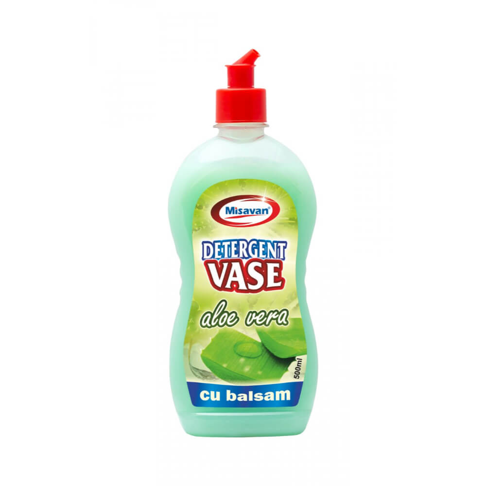Detergent de Vase Balsam cu Aloe Vera Misavan, 500 ml