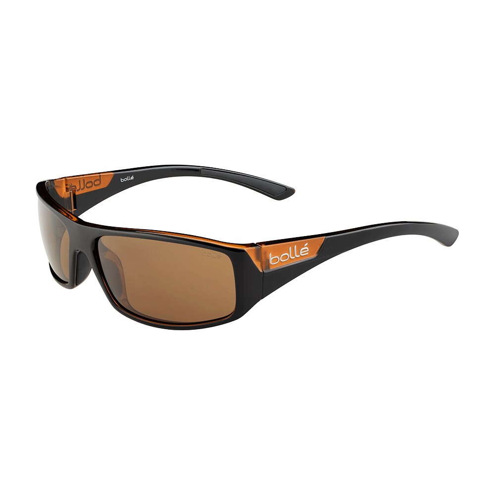 Ochelari de soare Sport Bolle Weaver, Negru lucios/maro mat