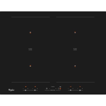 Plita incorporabila Whirlpool ACM 928/BA, Double Flexi Cook, Inductie, 4 Zone de gatit, Afisaj digital, Timer, 58 cm Plita incorporabila Whirlpool ACM 928/BA, Double Flexi Cook, Inductie, 4 Zone de gatit, Afisaj digital, Timer, 58 cm