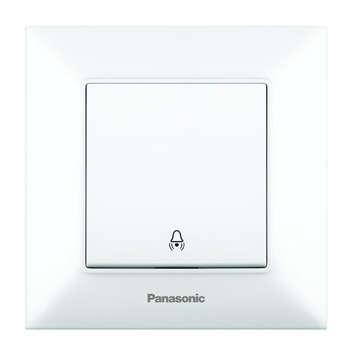 Intrerupator cu revenire, 10A, IP20, Alb, Panasonic Arkedia Slim Intrerupator cu revenire, 10A, IP20, Alb, Panasonic Arkedia Slim