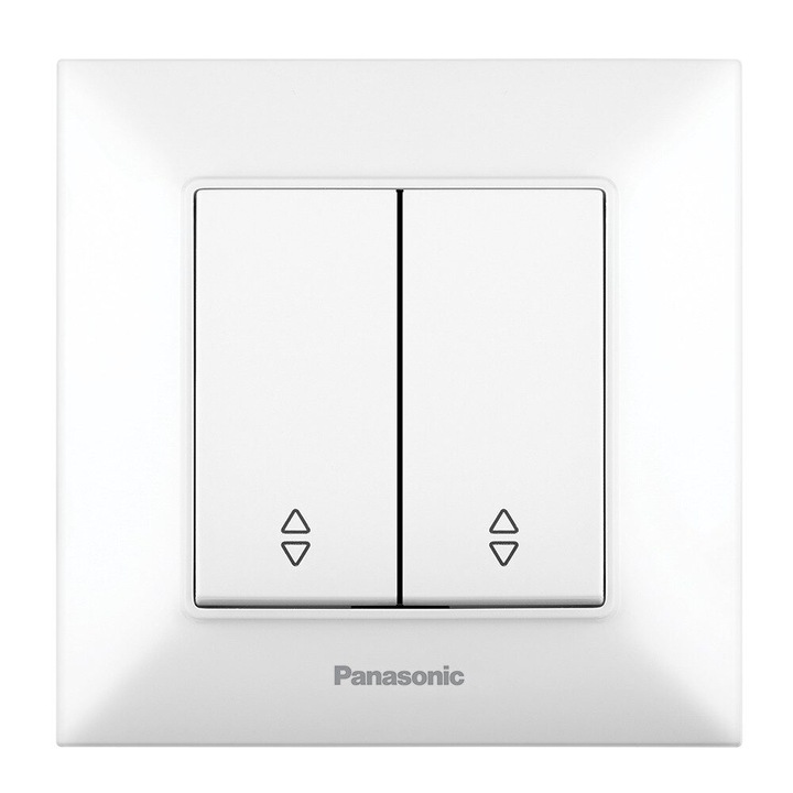 comutator cap scara 10ax 250v alb arkedia slim