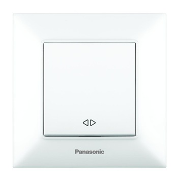 Intrerupator cruce 10A, IP20, Alb, Panasonic Arkedia Slim Intrerupator cruce 10A, IP20, Alb, Panasonic Arkedia Slim