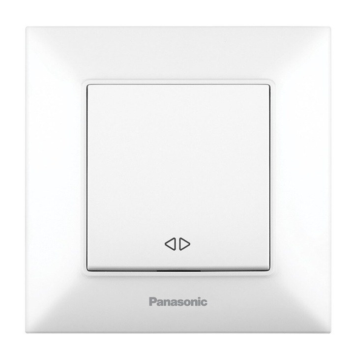 intrerupator cruce arkedia slim alb panasonic