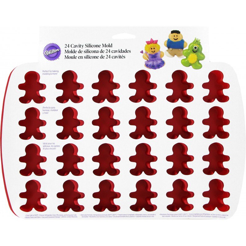 Forma silicon mini omulete de turta dulce, Wilton