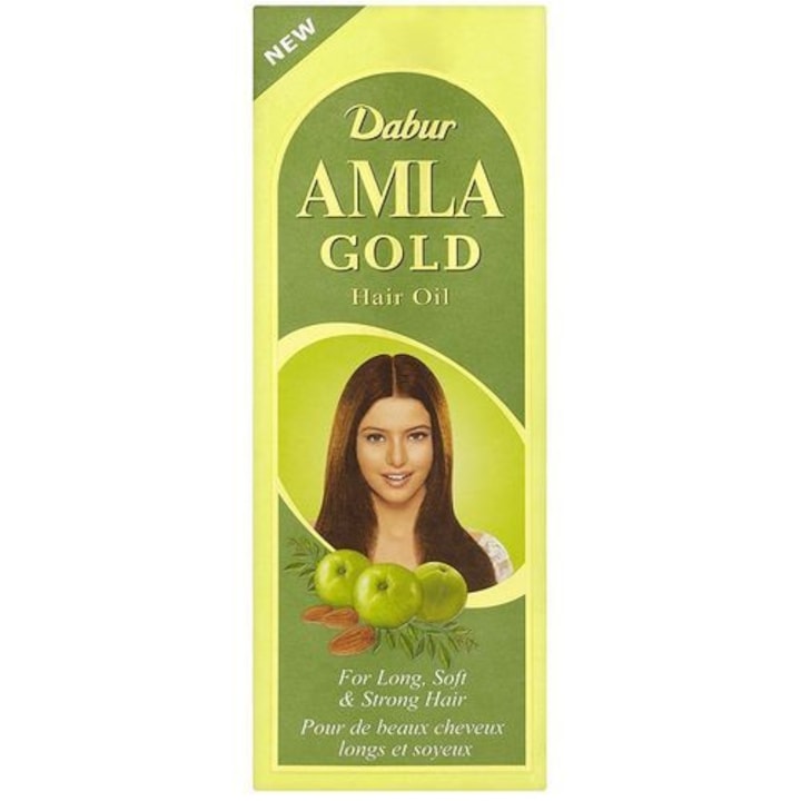 Къна и масло Amla Gold Oil бадем, 300 мл, Dabur