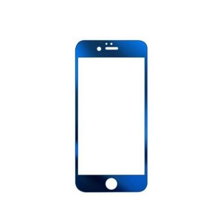 Протектор Omni от закалено стъкло за iPhone 6 Plus комплект, Син