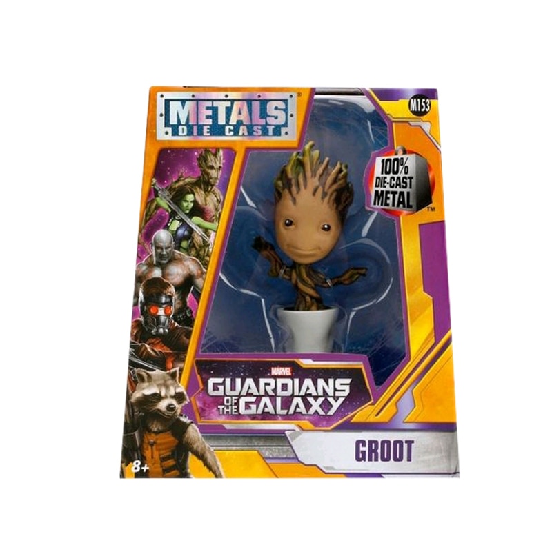 Joc Figurina Potted Groot Guardians Of The Galaxy Vol.2 4 Metal Die Cast Figure