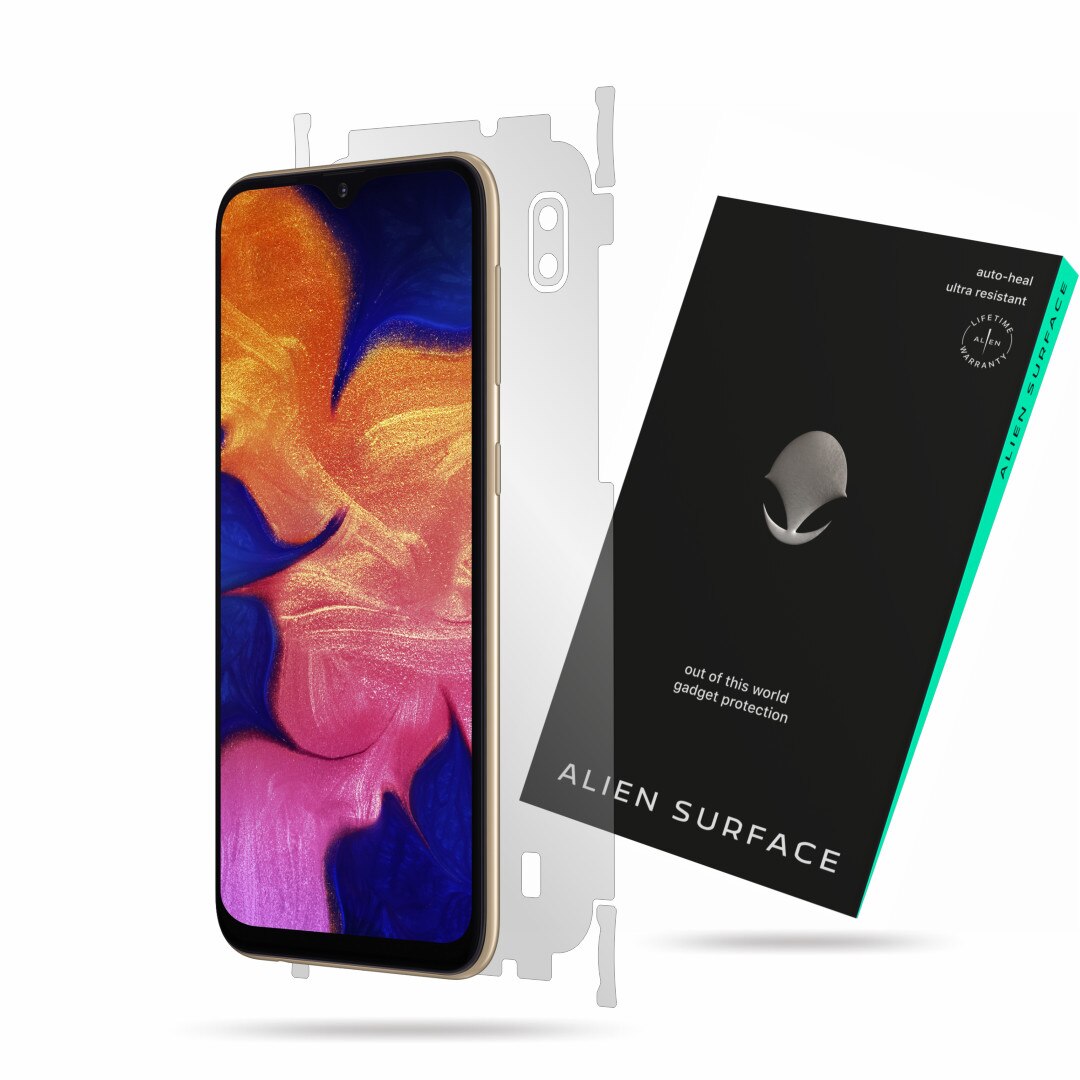 Folie Alien Surface, Samsung Galaxy A10, protectie spate, laterale