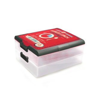 Cutie Prajituri Modern Cu 2 Etaje Piknik Bbq Lunch, Domotti, 39x30x18 cm, rosu Cutie Prajituri Modern Cu 2 Etaje Piknik Bbq Lunch, Domotti, 39x30x18 cm, rosu