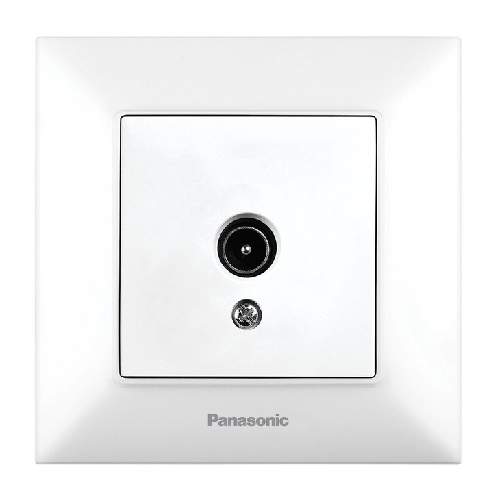 Priza tv de capat (finala) arkedia slim alb