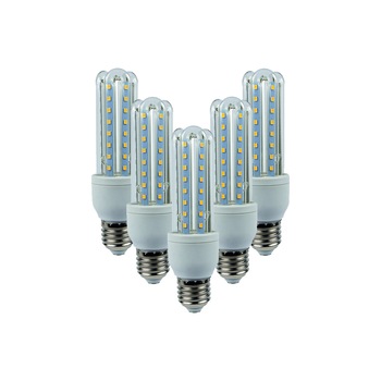 Set 5 Becuri Led Corn 9W Lumina Calda E27 Set 5 Becuri Led Corn 9W Lumina Calda E27