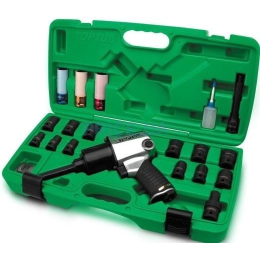 Trusa pistol pneumatic de impact 1/2inch si chei tubulare de impact, Toptul 6500Rpm 813Nm 27 piese