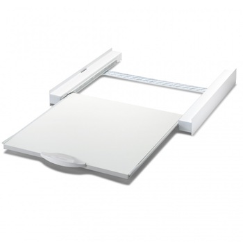 Kit universal de suprapunere a masinii de spalat si a uscatorului de rufe + suport retractabil, Meliconi, Torre Pro Kit universal de suprapunere a masinii de spalat si a uscatorului de rufe + suport retractabil, Meliconi, Torre Pro