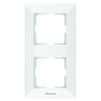 Rama 2 module verticala, IP 20, Alb, Panasonic Arkedia Slim Rama 2 module verticala, IP 20, Alb, Panasonic Arkedia Slim
