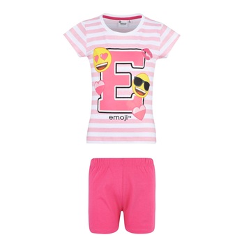 Pijama de vara Emoji roz Pijama de vara Emoji roz