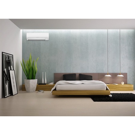 Pachet aparat de aer conditionat Mitsubishi MSZ-HJ25 Inverter+kit instalare topaerconditionat 3m complet, 9000 BTU, Clasa A, Filtru anti-praf, Functie Econo Cool, Programator zilnic, Auto-curatare, Auto-restart, Alb