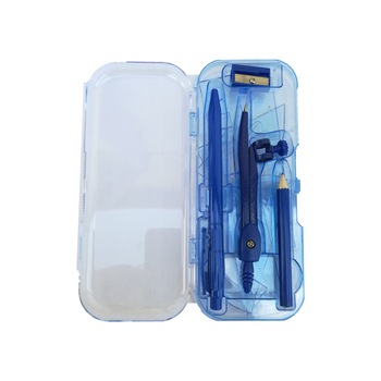 Trusa geometrie plastic 8 piese Vision Trusa geometrie plastic 8 piese Vision